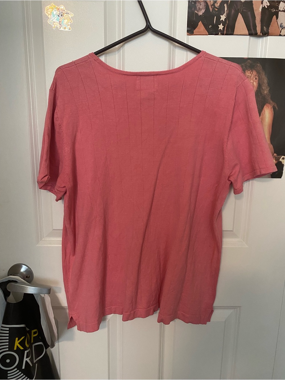 80s/90s beaded pink flamingo t-shirt - Picture 2 of 6
